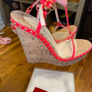Christian louboutin wedges sz38